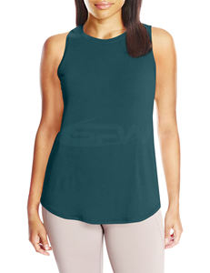 เสื้อกล้ามเล่นกีฬาของผู้หญิงเสื้อกล้ามระบายอากาศได้ดีแขนกุดออกแบบให้สวมใส่สบายสำหรับวิ่งโยคะยิมฟิตเนสและออกกำลังกาย - Product Image 6