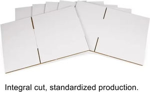 Подарочная коробка из гофрированного картона на заказ, самораскладывающаяся, экологичная, прямоугольная, из переработанных материалов, с полноцветной УФ-печатью, низкий MOQ - Product Image 2