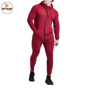 Ensemble de survêtement personnalisé 100% ensemble de survêtement homme vierge surdimensionné en polyester au prix de gros - Product Image 1