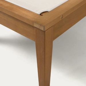 Tumbona de teca elegante, estructura resistente con ruedas, respaldo ajustable, cómoda para exteriores - Product Image 4