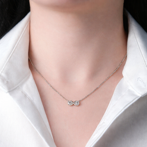 Collier pendentif en argent sterling 925 avec moissanite tendance et original, pour femmes, occasions de mariage, anniversaire, fête - Product Image 6