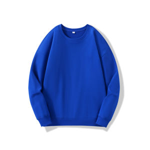 Sweat-shirt de service OEM logo personnalisé broderie coton blanc unisexe surdimensionné col rond ras-du-cou hommes sweats à capuche expédition DDP - Product Image 2