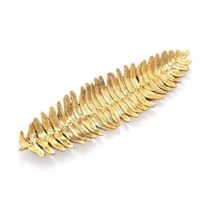 Belle conception entièrement en métal couleur dorée plateaux de service en forme d'hexagone 17x5x5 cm avec couvercles sur le dessus pour le service du dîner - Product Image 4