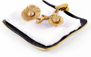 Bandejas de servicio de aluminio de lujo modernas de primera calidad Color personalizado mediados de siglo moderno Ramadán boda accesorios de cocina servilleta - Product Image 1