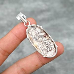 Colgante de Jaspe Caballo Salvaje, Plata de Ley 925, Colgante de Piedra Preciosa Hecho a Mano, Collar de Joyería, Regalo para Ella, Joyería de Caballo Salvaje - Product Image 2