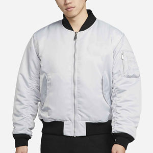Chaquetas Bomber al por Mayor, Primavera, Poliéster, Satén, Seda, para Hombre, Alta Calidad, Hechas a Medida, 2024, Tallas Grandes, con Logotipo - Product Image 1