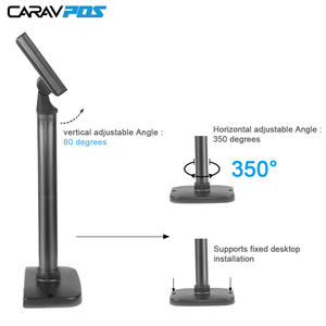 Système <span class=keywords><strong>de</strong></span> point <span class=keywords><strong>de</strong></span> vente (PDV) avec écran LCD IPS <span class=keywords><strong>de</strong></span> 7 pouces, avec support réglable, OEM ODM pour caissier <span class=keywords><strong>de</strong></span> magasin, affichage client - Product Image 4