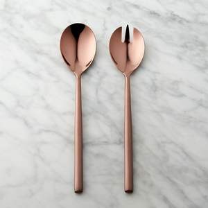 Juego de cubiertos clásicos vintage con aspecto curvo, elegante, duradero, Apto para lavavajillas con pulido de espejo, mango más moderno - Product Image 5