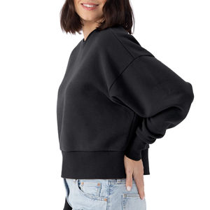 Prix de gros 2026 Sweat-shirts à col rond épais pour femmes Fournisseur direct d'usine Conception personnalisée Sweat-shirt pour femmes - Product Image 5