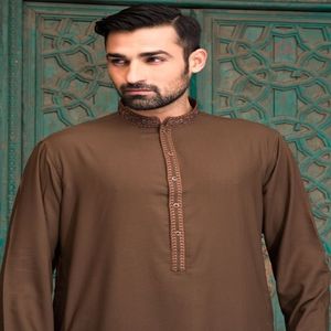 NOUVEAU DERNIÈRE CONCEPTION POUR HOMMES COULEUR BLEUE SHALWAR KAMEEZ USINE VENTE DIRECTE ET PERSONNALISATION oem TOP SELLING 2024 en gros - Product Image 6