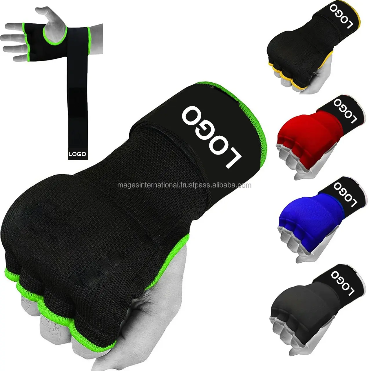 Speciale Aanbieding Boks Hand Wraps Bandages Vuist Innerlijke Handschoenen Nieuw Ontwerp 2024 Gel Gewatteerde Bokswanten