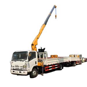 Camión telescópico ISU-ZU de 5 toneladas con pinza hidráulica manual para ladrillos, diésel, en Japón - Product Image 5