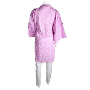 Traje de dos piezas estampado para mujer - Morado claro - Product Image 4