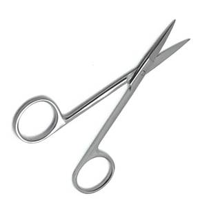 Ciseaux à iris Ciseaux à iris portables en acier inoxydable pour les tâches de coupe médicales et quotidiennes Kit de suture Instruments chirurgicaux - Product Image 2