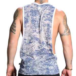 Camisetas sin mangas de algodón transpirable para hombre de talla grande, cómodas y ligeras - Product Image 3