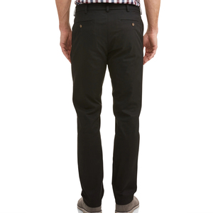 Pantalon droit pour homme à taille mi-haute, coupe confortable, en toile décontractée, respirant et à séchage rapide, service OEM personnalisé, prix raisonnables, en promotion - Product Image 6