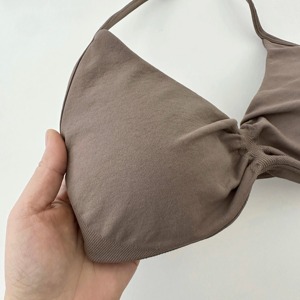 Soutien-gorge de Sport Dos Nu à Bretelles Yoga Gym Soutien-gorge Tasses Amovibles Femmes Vêtements d'Entraînement Gym Top Halter Sport Bras - Product Image 2