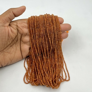 Hessonite-ajuste de joyería de cuarzo granate Natural, microcuentas de piedras preciosas facetadas, hilo de cuentas, cristal curativo, Reiki, precio al por mayor - Product Image 5