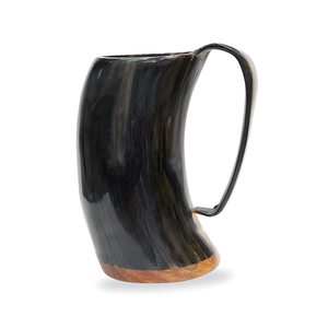 Jarra de cuerno de búfalo estilo Animal Medieval Premium hecha a mano fuerte con estilo AALIYAN IMPEX taza/taza - Product Image 1