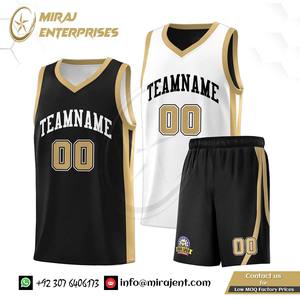 Chemises de sport athlétiques personnalisées réversibles pour hommes et jeunes basketball maillot respirant Hip Hop bsci, vente en gros, uniformes de vêtements de sport - Product Image 2