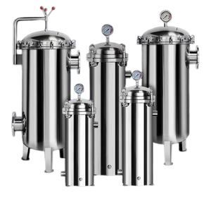 जल उपचार संयंत्र प्रणाली के लिए #2 फिल्टर बैग के साथ सन304 स्टेनलेस स्टील बैग फिल्टर - Product Image 2