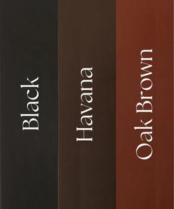 Pengiring berkuda coklat tua dengan kulit celup sayuran hitam & perangkat keras kuningan pengiring kuda - Product Image 5