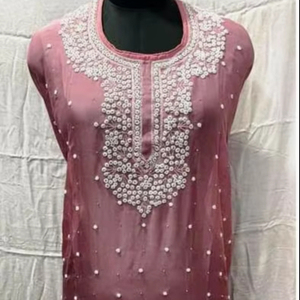 Designer moderne non cousu brodé à la main beau costume Premium pour les femmes fêtes de style traditionnel indien Fashion-Forward - Product Image 1