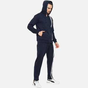 Vente en gros de vêtements de sport grande taille personnalisés pour hommes, survêtement en tissu polaire respirant de haute qualité en XL pour l'hiver - Product Image 3