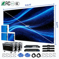 Schermo LED a cubo curvo creativo P2.6 P2.9 P3.91 P4.81 per sfondo palco, display angolare a 90 gradi, pannello LED a noleggio