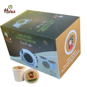 Produit le plus vendu chez Factory Coffee Viet Nam : dosettes de café OEM Arabica moulu, saveur fruitée, caramel, vanille, noisette, export. - Product Image 3