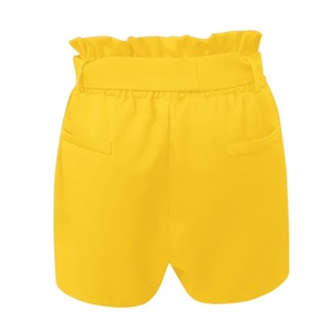 Venta caliente de las mujeres de encargo elástico de alta sudor pantalones cortos de las mujeres Missy relajado ajuste Avey Knit cintura Cargo Bermuda Short Terry - Product Image 2