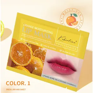 OEM韓国スキンケア製品クリスタルコラーゲン保湿ストロベリーオレンジフルーツオーガニック栄養リップマスク