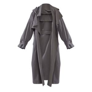 Trench en cuir matelassé imperméable respirant Long hiver grande taille métallisé femmes manteaux avec logo personnalisé fabriqué au Pakistan - Product Image 5