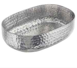 Nickle et argent poli métal bols de service nouveauté maison cuisine cadeau article en aluminium Design - Product Image 4