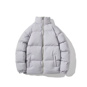 custom men puffer jacket lightweight insulated winter jacket men hooded packable <b>padded</b> outdoor coat wholesale - Product Image 2