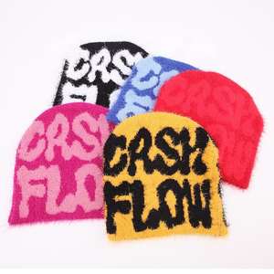 Unisex 100% acrílico logotipo personalizado de alta calidad Jacquard invierno pulóver protección cálido sombrero tejido deportes Beanie gorras para unisex - Product Image 1