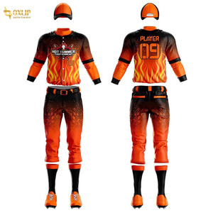 Uniforme de Béisbol Unisex de Alta Calidad, 100% Poliéster, Antibacterial, de Secado Rápido, Conjunto Deportivo, Impresión de Logotipo Personalizado, Transpirable - Product Image 4