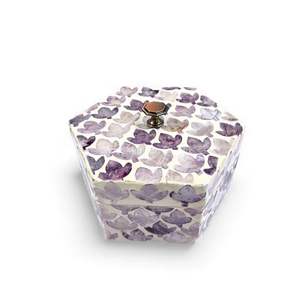 Pot en nacre incrusté fait à la main pour la décoration de la maison, de la table, de la cuisine et de la salle de bain - Product Image 4