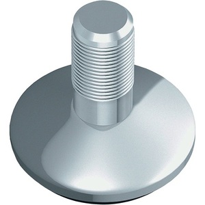 ELEMENT SYSTEM 11606-00001 Pied de meuble en acier chromé M10 avec vis réglable, lot de 2 – Supports et accessoires pour la décoration de table - Product Image 1