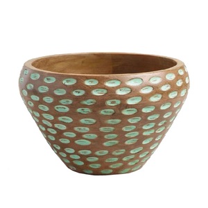 ชามเสิร์ฟป๊อปคอร์นไม้เนื้อแข็งชามเสิร์ฟบนโต๊ะอาหาร - Product Image 2