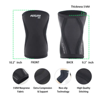 2024 nouveautés tricoté élastique en Nylon sport genoux manches avec ceinture Sid Compression genou manches