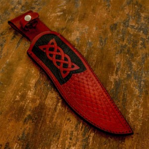 Gaine en cuir à grain riche de haute qualité OEM 100% faite à la main en usine 2023 pour couteaux à lame fixe - Product Image 3