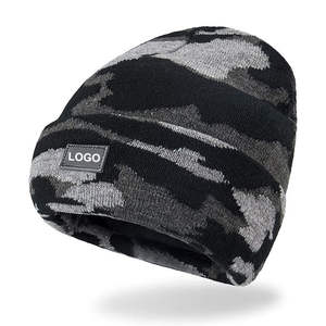 Gorro de Punto de Lana 100%, Gorro de Invierno Jacquard Liso, Fabricación en Fábrica, Venta al por Mayor - Product Image 3