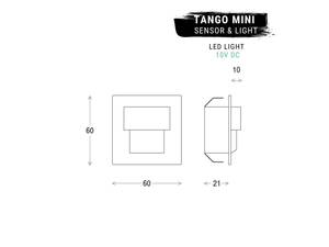 ไฟแอลอีดีแทงโก้มินิ/ไฟ ML-TMI-D-N-1-PL-00-01สำหรับทางเดินและไฟทางเข้า
