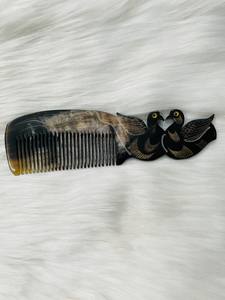 Peine de cuerno de búfalo Premium para el cuidado del cabello ecológico para un cabello sedoso sin enredos con un toque natural - Product Image 5