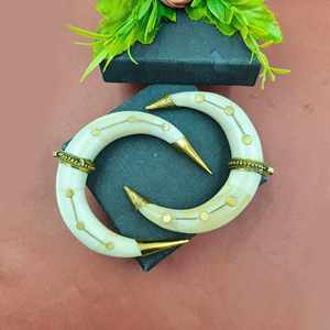 Recién llegado, collar de cuerno de buey de búfalo a la moda para mujer, joyería de hueso de estilo Animal pulido en forma de mariposa para bodas - Product Image 5