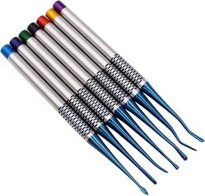 Ensemble d'outils chirurgicaux d'implant et d'extraction d'instruments PDL d'ascenseur de racine dentaire de 7 pièces - Product Image 5