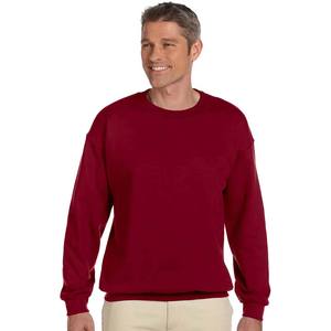 <b>Maroon</b> G180 Adult Heavy Blend 50/50 Fleece Crew Sweatshirt - Product Image 1