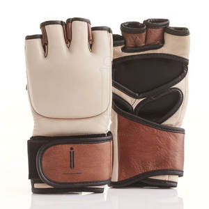 Guantes de boxeo MMA de cuero PU de buena calidad diseño de logotipo personalizado servicio OEM guantes de entrenamiento de boxeo MMA - Product Image 1