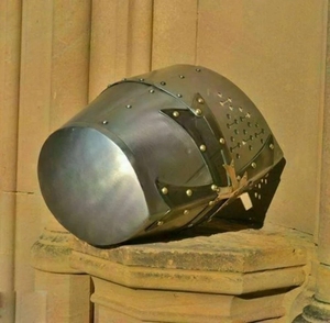 Nouveau casque d'armure de chevalier Templar en pain de sucre-casque médiéval portable cadeaux de Costume - Product Image 3